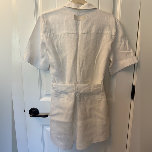Rivet Utility NWOT Influencer White Belted Jumpsuit - Picture 9 of 12
